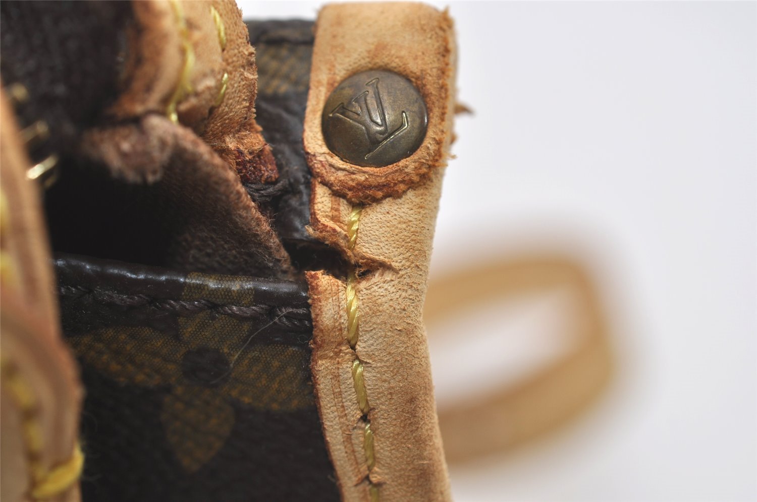 Authentic Louis Vuitton Monogram Popincourt Hand Bag M40009 LV 5012J