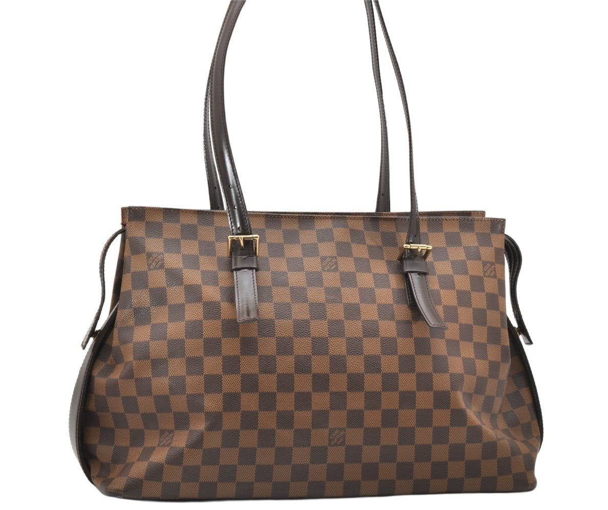 Authentic Louis Vuitton Damier Chelsea Shoulder Tote Bag N51119 LV 5013K