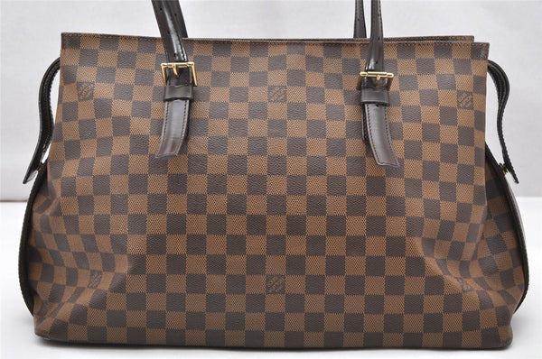 Authentic Louis Vuitton Damier Chelsea Shoulder Tote Bag N51119 LV 5013K