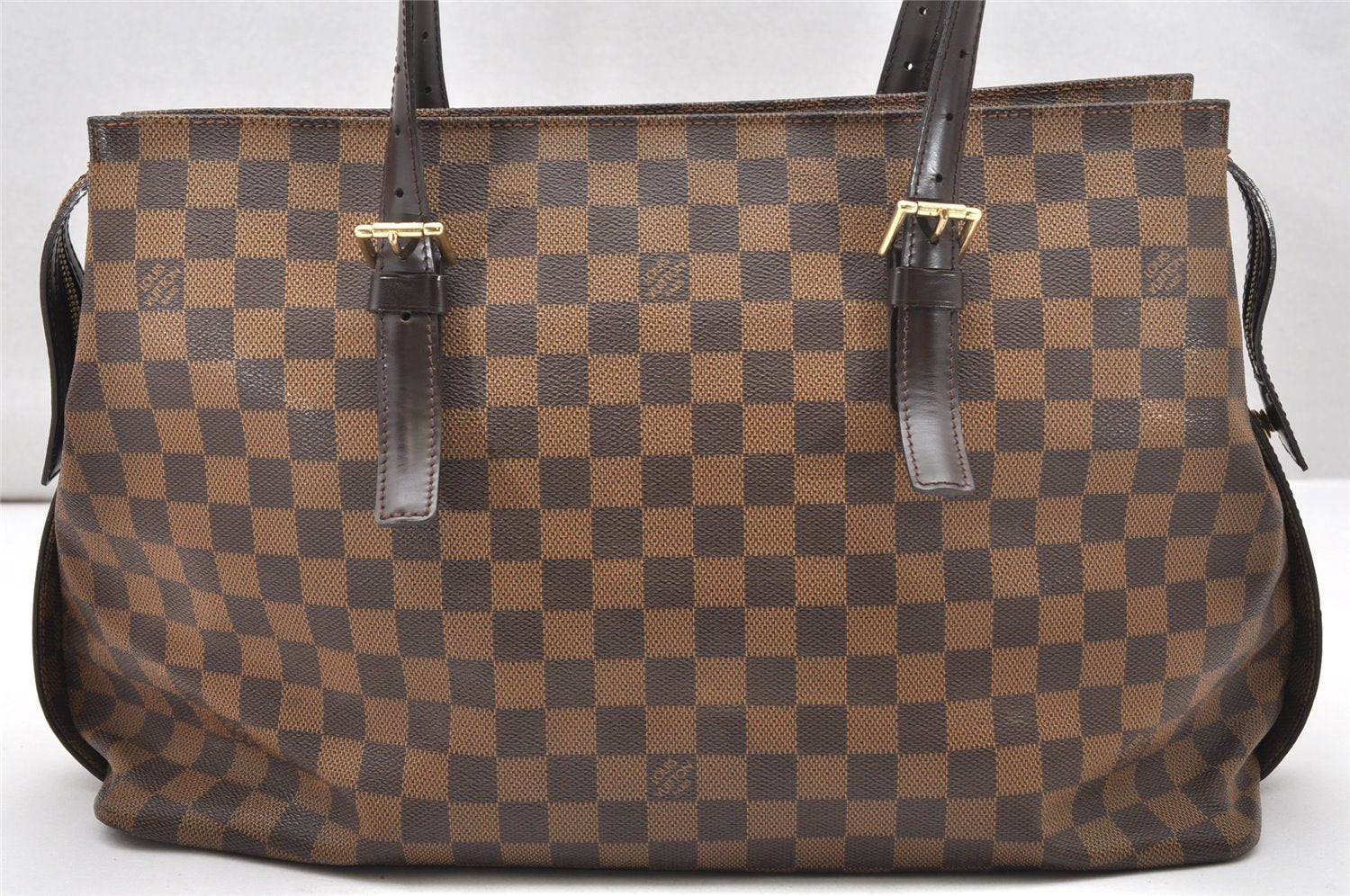 Authentic Louis Vuitton Damier Chelsea Shoulder Tote Bag N51119 LV 5013K