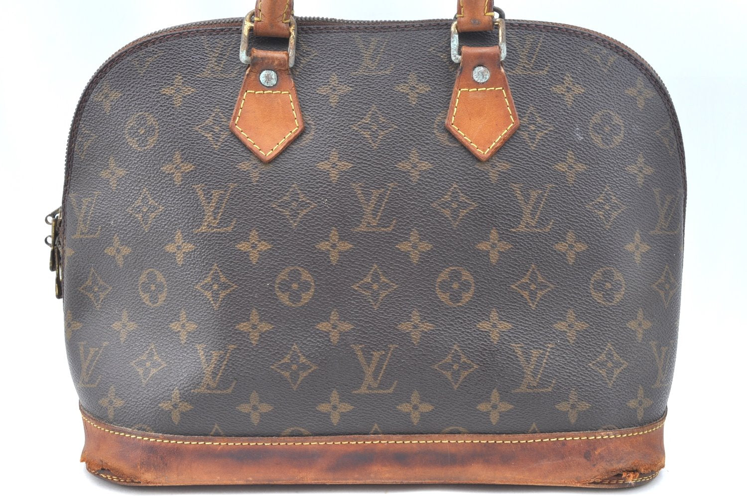 Authentic Louis Vuitton Monogram Alma Hand Bag Purse M51130 LV 5014I