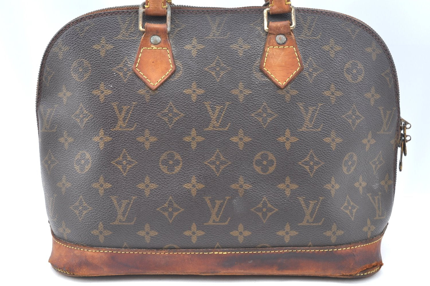 Authentic Louis Vuitton Monogram Alma Hand Bag Purse M51130 LV 5014I