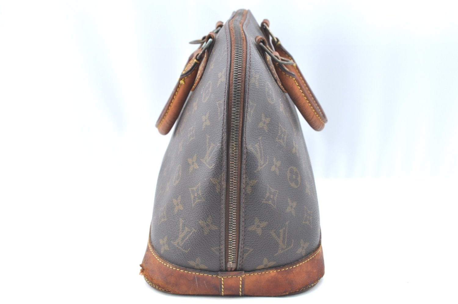 Authentic Louis Vuitton Monogram Alma Hand Bag Purse M51130 LV 5014I