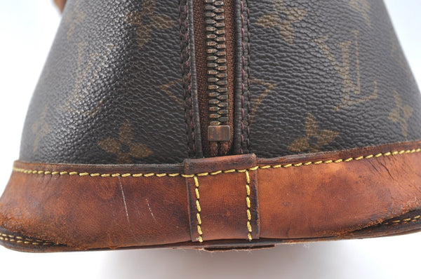 Authentic Louis Vuitton Monogram Alma Hand Bag Purse M51130 LV 5014I