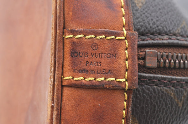 Authentic Louis Vuitton Monogram Alma Hand Bag Purse M51130 LV 5014I