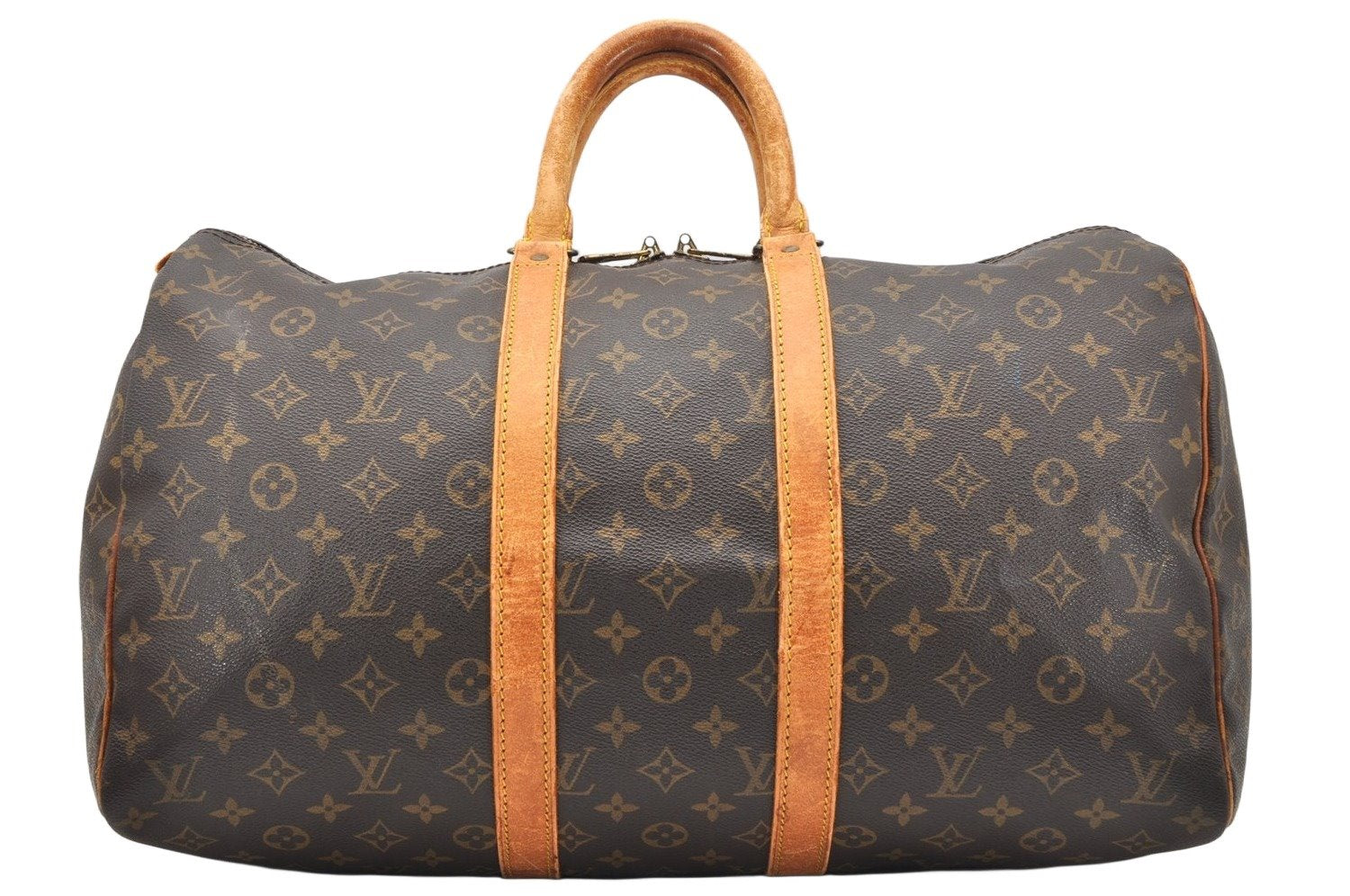 Authentic Louis Vuitton Monogram Keepall 45 Travel Boston Bag M41428 LV 5015K