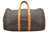 Authentic Louis Vuitton Monogram Keepall 45 Travel Boston Bag M41428 LV 5015K