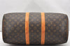 Authentic Louis Vuitton Monogram Keepall 45 Travel Boston Bag M41428 LV 5015K