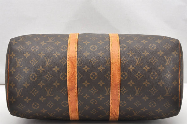 Authentic Louis Vuitton Monogram Keepall 45 Travel Boston Bag M41428 LV 5015K