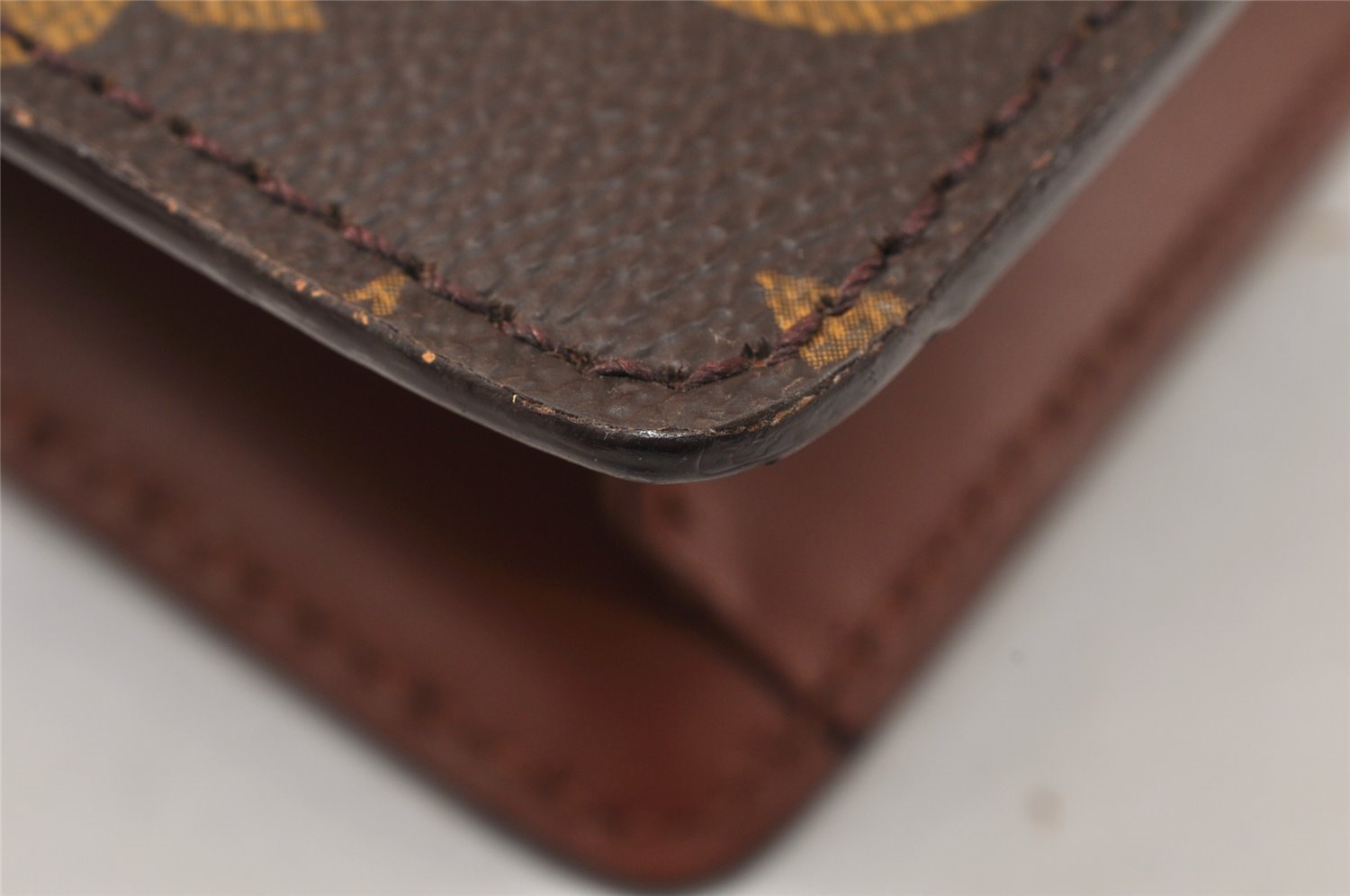 Auth Louis Vuitton Monogram Porte Documents Bandouliere M53338 Briefcase 5016K