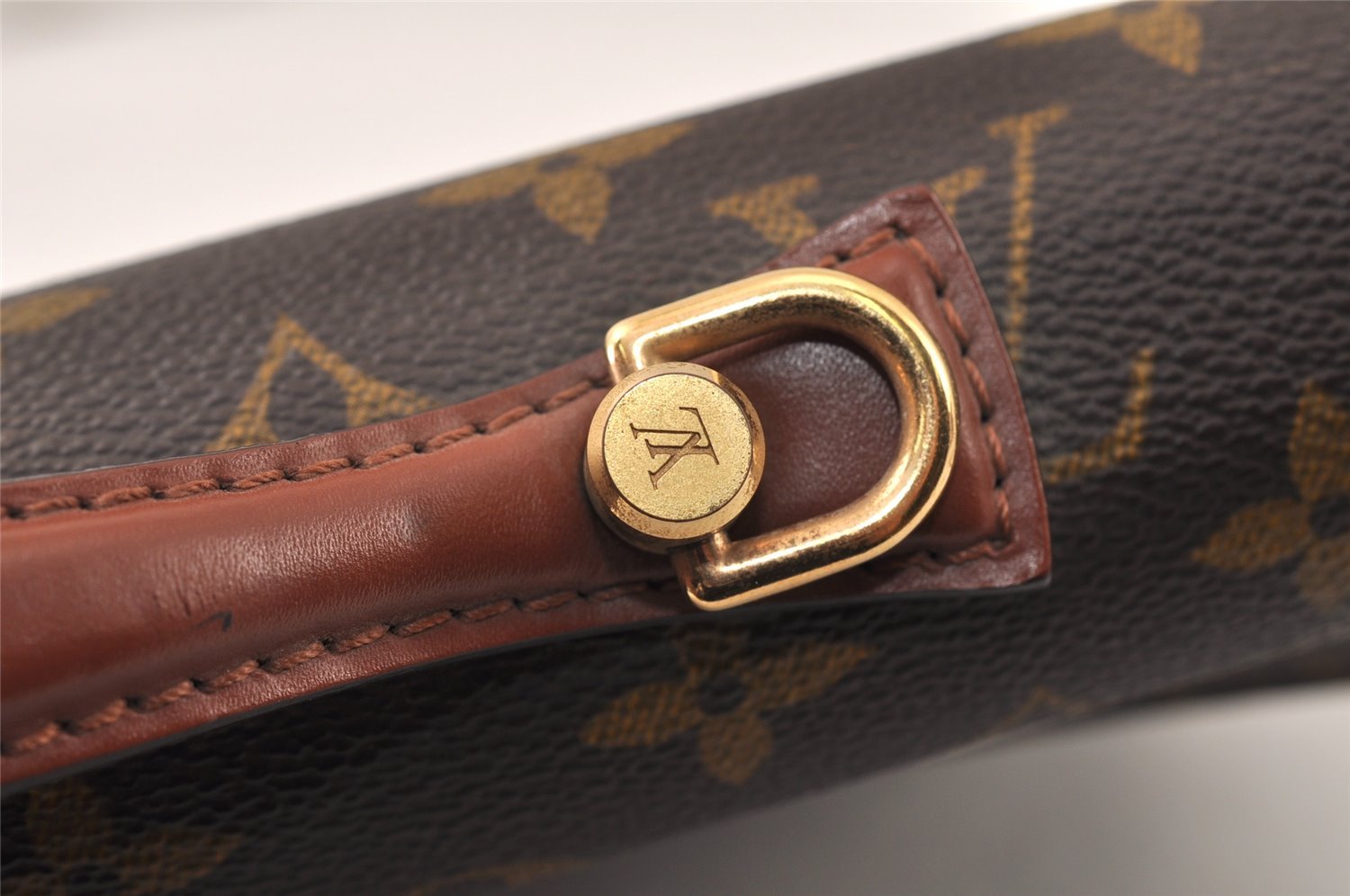 Auth Louis Vuitton Monogram Porte Documents Bandouliere M53338 Briefcase 5016K