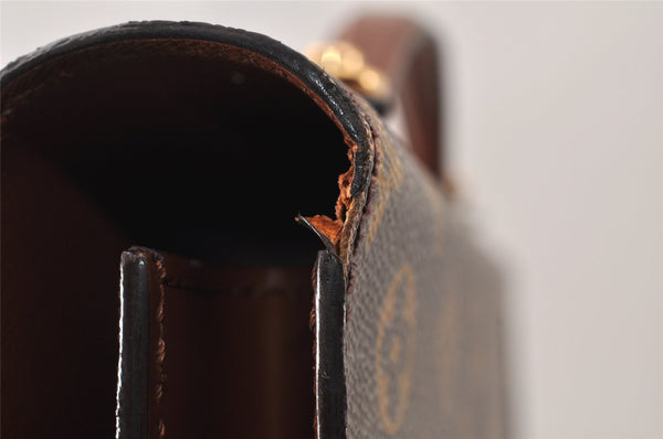 Auth Louis Vuitton Monogram Porte Documents Bandouliere M53338 Briefcase 5016K