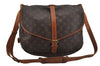 Authentic Louis Vuitton Monogram Saumur 35 Shoulder Cross Bag M42254 LV 5017J