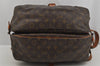 Authentic Louis Vuitton Monogram Saumur 35 Shoulder Cross Bag M42254 LV 5017J