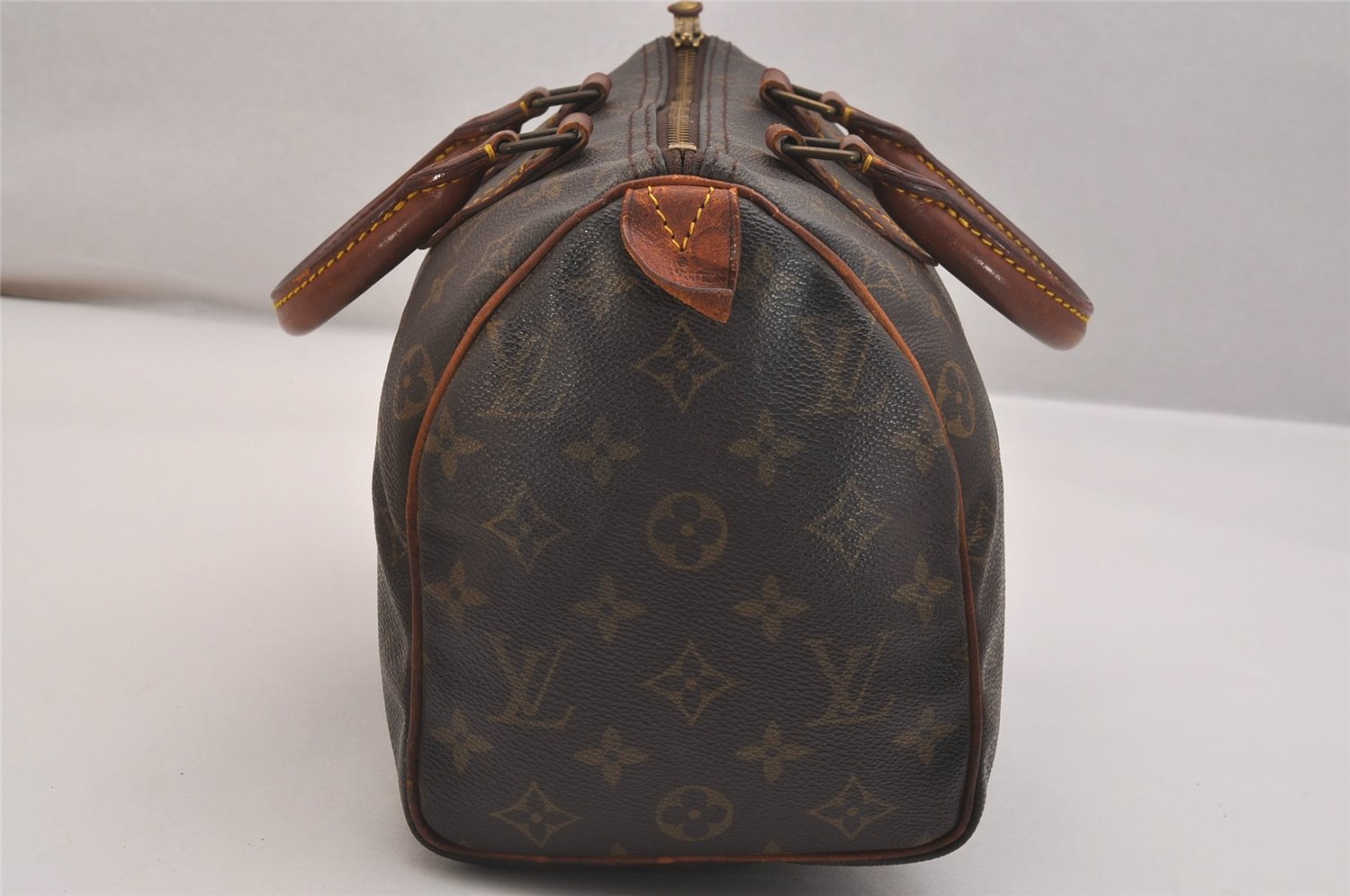 Authentic Louis Vuitton Monogram Speedy 25 Boston Hand Bag M41528 LV 5018J