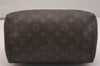 Authentic Louis Vuitton Monogram Speedy 25 Boston Hand Bag M41528 LV 5018J