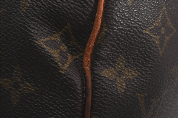 Authentic Louis Vuitton Monogram Speedy 25 Boston Hand Bag M41528 LV 5018J
