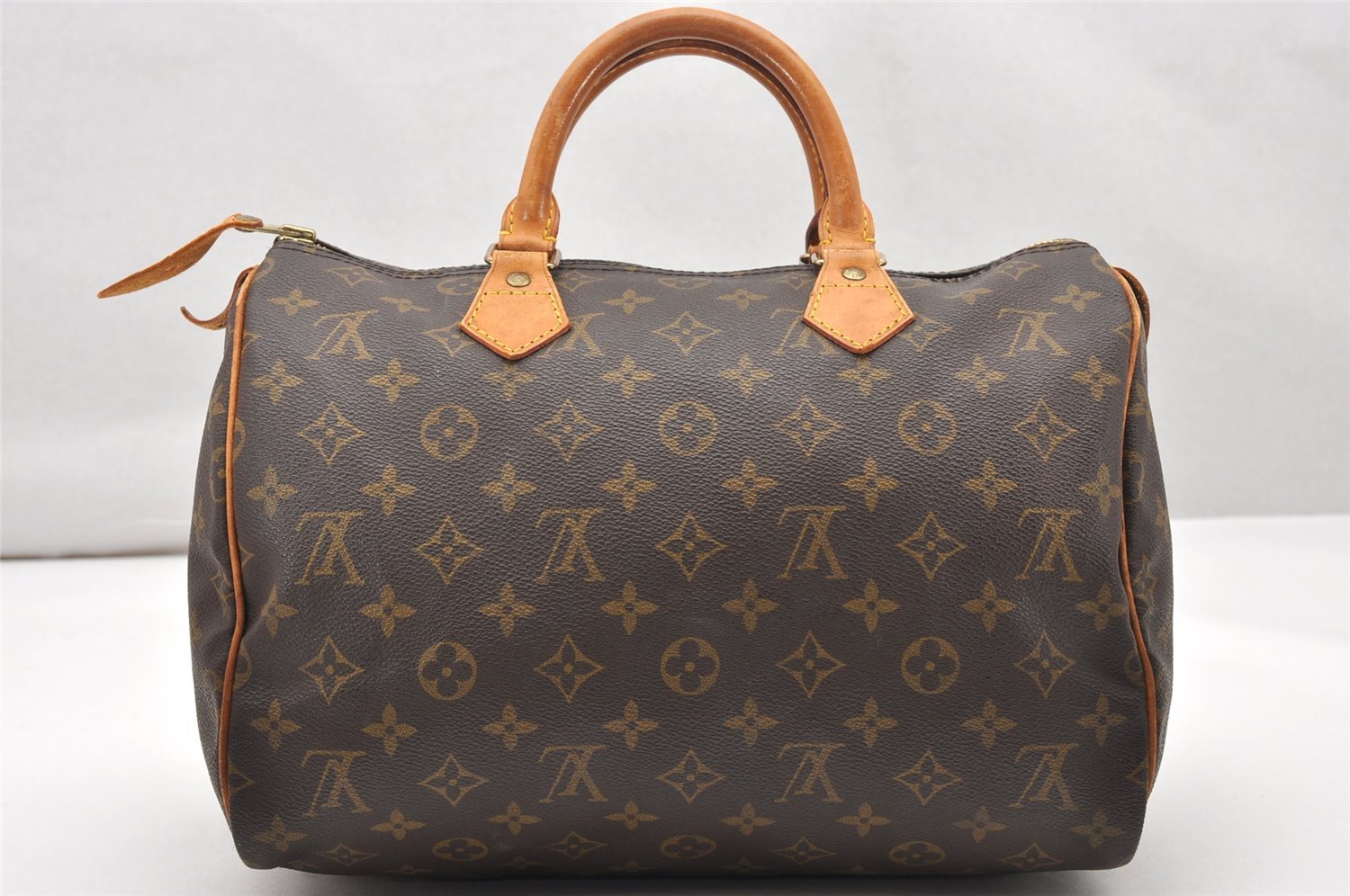 Authentic Louis Vuitton Monogram Speedy 30 Hand Boston Bag M41526 LV 5018K