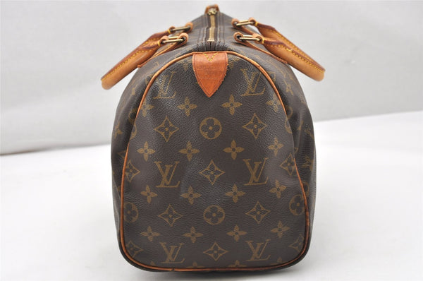 Authentic Louis Vuitton Monogram Speedy 30 Hand Boston Bag M41526 LV 5018K