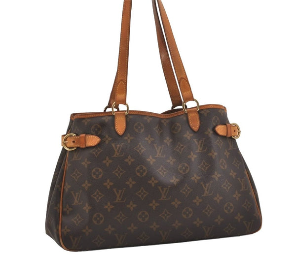 Authentic Louis Vuitton Monogram Batignolles Horizontal Tote Bag M51154 LV 5020J