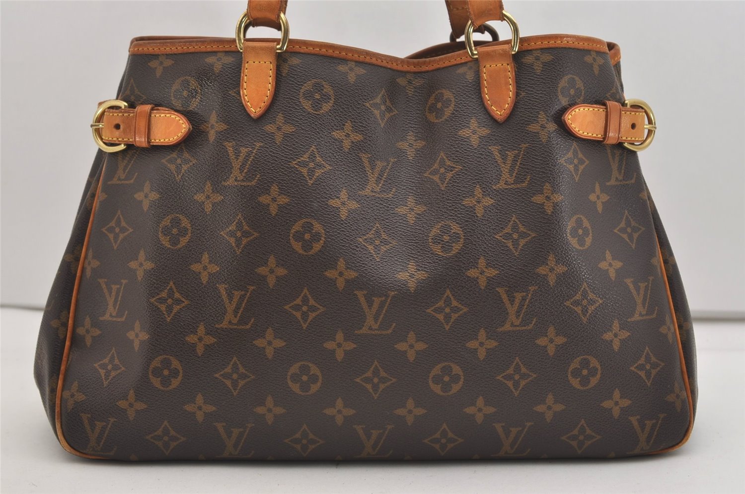 Authentic Louis Vuitton Monogram Batignolles Horizontal Tote Bag M51154 LV 5020J