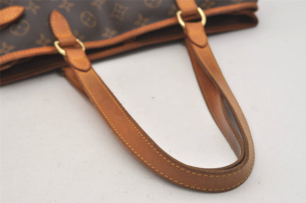 Authentic Louis Vuitton Monogram Batignolles Horizontal Tote Bag M51154 LV 5020J