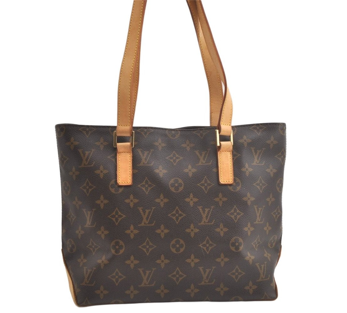 Authentic Louis Vuitton Monogram Cabas Piano Shoulder Tote Bag M51148 LV 5020K