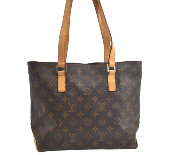 Authentic Louis Vuitton Monogram Cabas Piano Shoulder Tote Bag M51148 LV 5020K