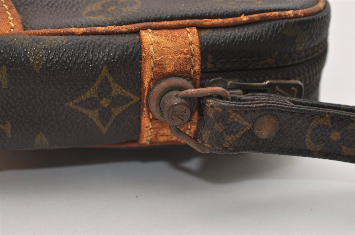 Authentic Louis Vuitton Monogram Marly Dragonne GM M51825 Clutch Hand Bag 5021J