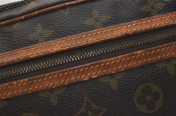 Authentic Louis Vuitton Monogram Marly Dragonne GM M51825 Clutch Hand Bag 5021J