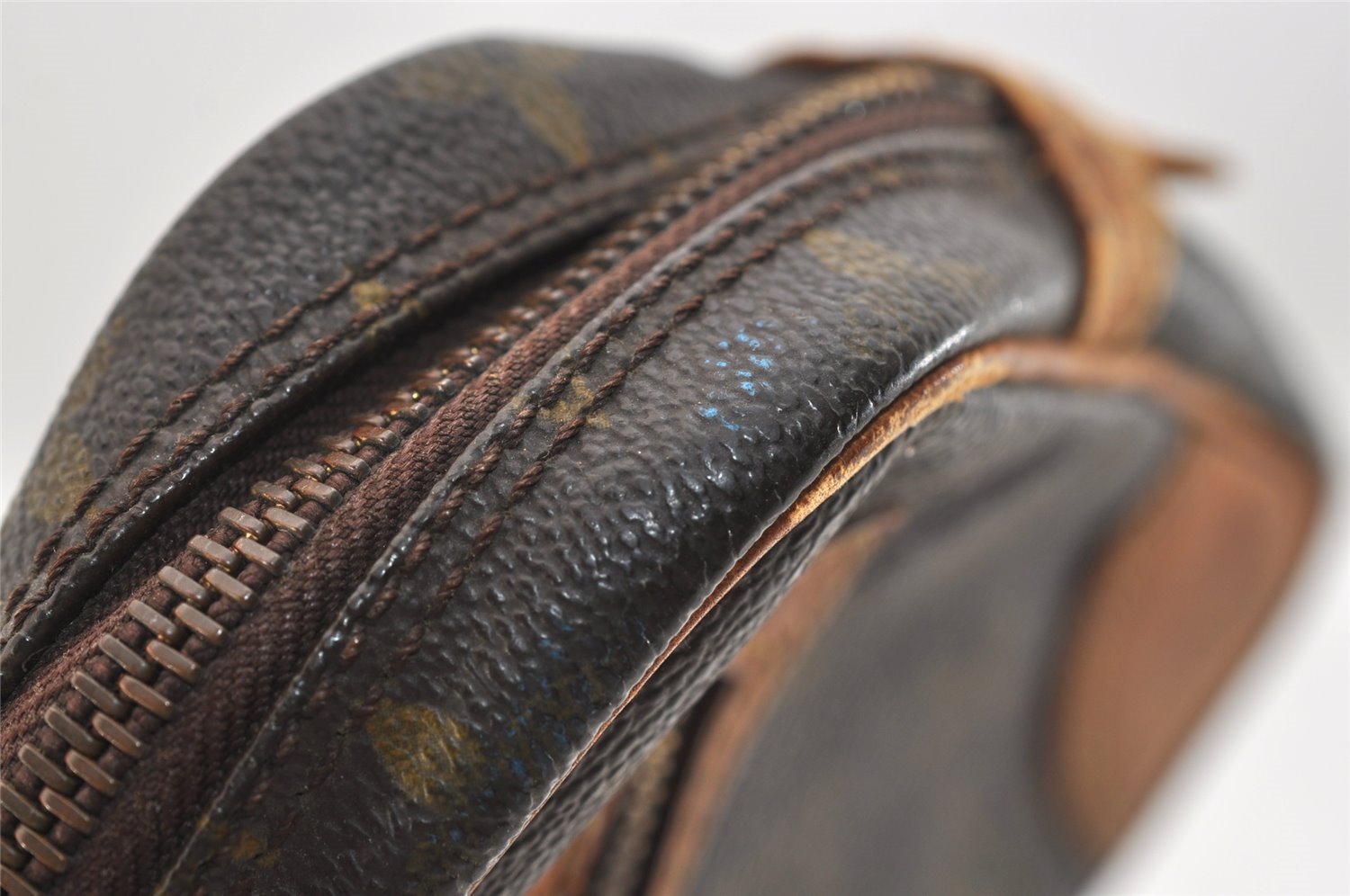 Authentic Louis Vuitton Monogram Marly Dragonne GM M51825 Clutch Hand Bag 5021J