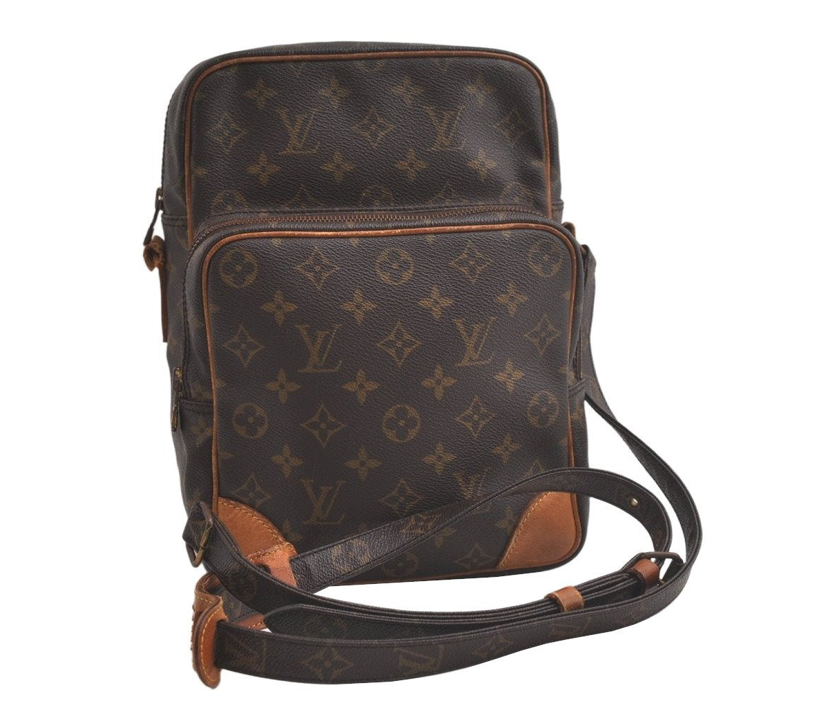 Authentic Louis Vuitton Monogram Amazone GM Shoulder Cross Bag M45232 Junk 5021K