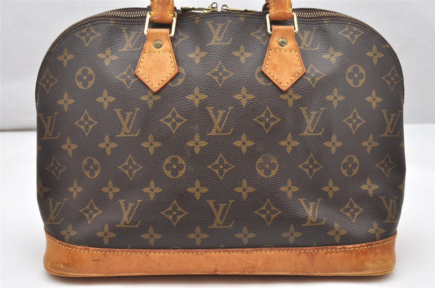 Authentic Louis Vuitton Monogram Alma Hand Bag Purse M51130 LV 5022K