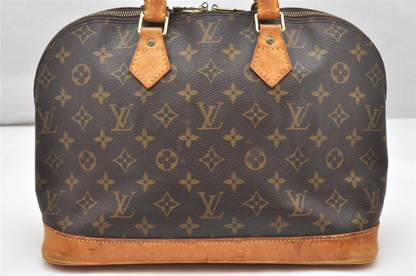 Authentic Louis Vuitton Monogram Alma Hand Bag Purse M51130 LV 5022K