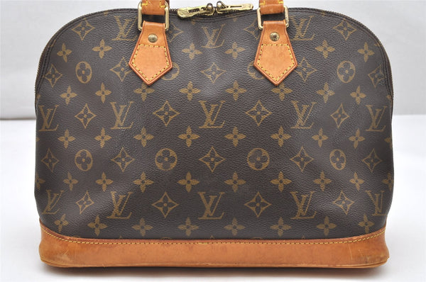 Authentic Louis Vuitton Monogram Alma Hand Bag Purse M51130 LV 5022K