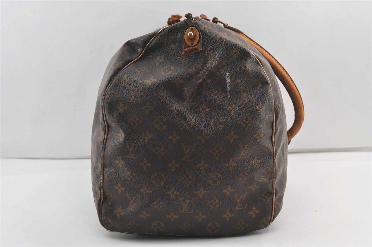 Authentic Louis Vuitton Monogram Keepall 60 Boston Bag Old Model LV Junk 5025J