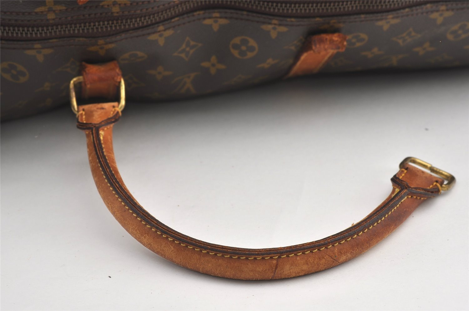 Authentic Louis Vuitton Monogram Keepall 60 Boston Bag Old Model LV Junk 5025J