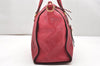 Auth Louis Vuitton Monogram Empreinte Lumineuse PM Tote Bag Red Junk 5025K