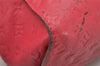 Auth Louis Vuitton Monogram Empreinte Lumineuse PM Tote Bag Red Junk 5025K