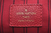 Auth Louis Vuitton Monogram Empreinte Lumineuse PM Tote Bag Red Junk 5025K
