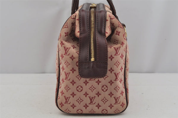 Authentic Louis Vuitton Monogram Mini Josephine PM Hand Bag Pink M92216 LV 5027J