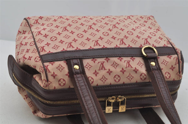 Authentic Louis Vuitton Monogram Mini Josephine PM Hand Bag Pink M92216 LV 5027J