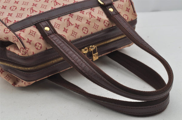 Authentic Louis Vuitton Monogram Mini Josephine PM Hand Bag Pink M92216 LV 5027J