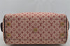 Authentic Louis Vuitton Monogram Mini Josephine PM Hand Bag Pink M92216 LV 5027J
