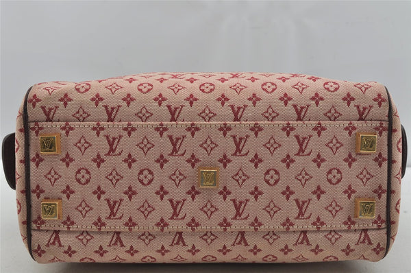 Authentic Louis Vuitton Monogram Mini Josephine PM Hand Bag Pink M92216 LV 5027J