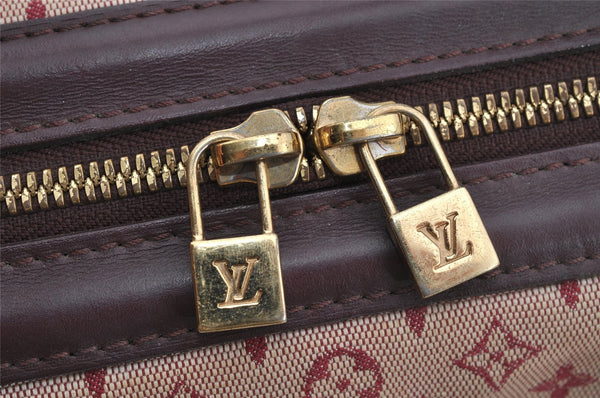 Authentic Louis Vuitton Monogram Mini Josephine PM Hand Bag Pink M92216 LV 5027J