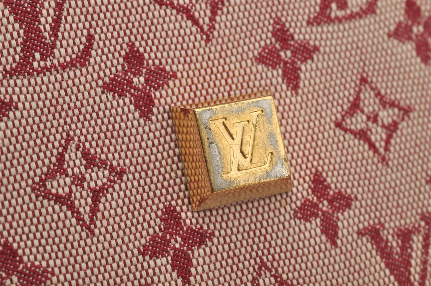 Authentic Louis Vuitton Monogram Mini Josephine PM Hand Bag Pink M92216 LV 5027J