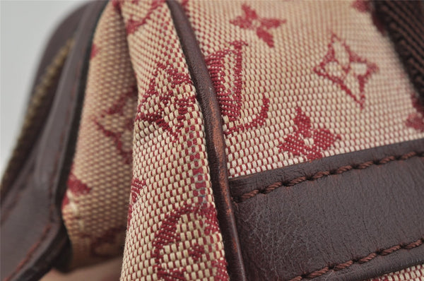 Authentic Louis Vuitton Monogram Mini Josephine PM Hand Bag Pink M92216 LV 5027J