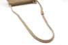 Authentic CELINE TRIO Shoulder Cross Body Clutch Bag Leather Beige 5027K