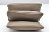 Authentic CELINE TRIO Shoulder Cross Body Clutch Bag Leather Beige 5027K